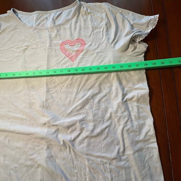 Croft & Barrow Gray Sleepshirt Size 3X - Picture 2 of 5
